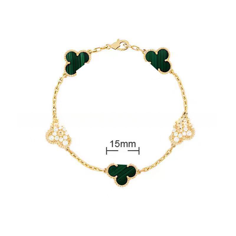 Высококачественный браслет с четырехлистным клевером и пятью цветками, 15 мм, для женщин, 18 карат, из натурального белого перламутра и красного халцедона High quality
Высококачественный браслет с четырехлистным клевером и пятью цветками, 15 мм, для женщин, 18 карат, из натурального белого перламутра и красного халцедона High quality