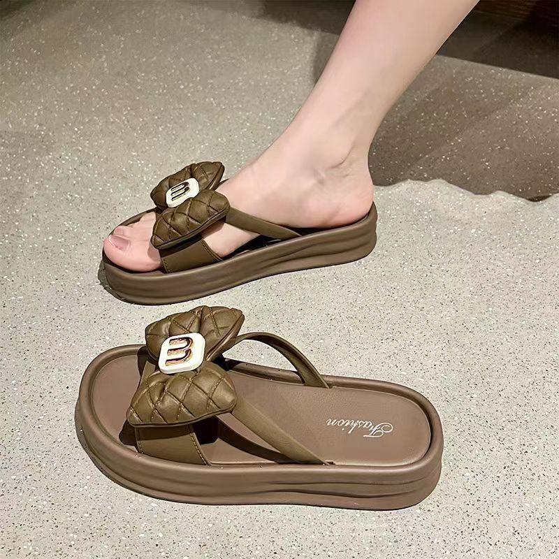 Summer butterfly height increase outer wear sandals women s slippers daily versatile non-slip comfortable beach shoes 40-41 (one size smaller)
Summer butterfly height increase outer wear sandals women s slippers daily versatile non-slip comfortable beach shoes 40-41 (one size smaller)