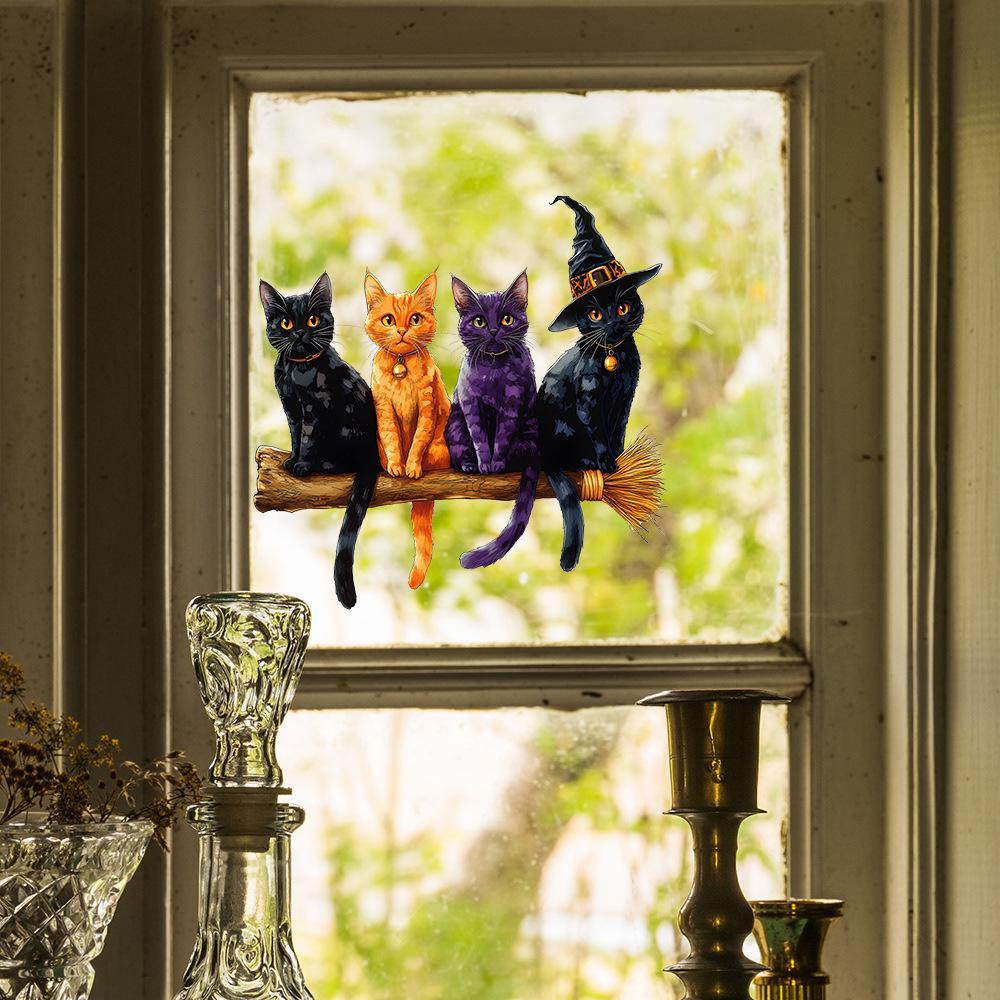 Cartoon Cute Kitten Balcony Glass Window Home Beautification and Decoration Static Electricity Window Stickers
Cartoon Cute Kitten Balcony Glass Window Home Beautification and Decoration Static Electricity Window Stickers
