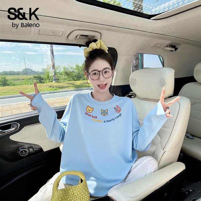 Baleno S&K Women s 200g Pure Cotton Loose Fit Long Sleeve T-Shirt M
Baleno S&K Women s 200g Pure Cotton Loose Fit Long Sleeve T-Shirt M