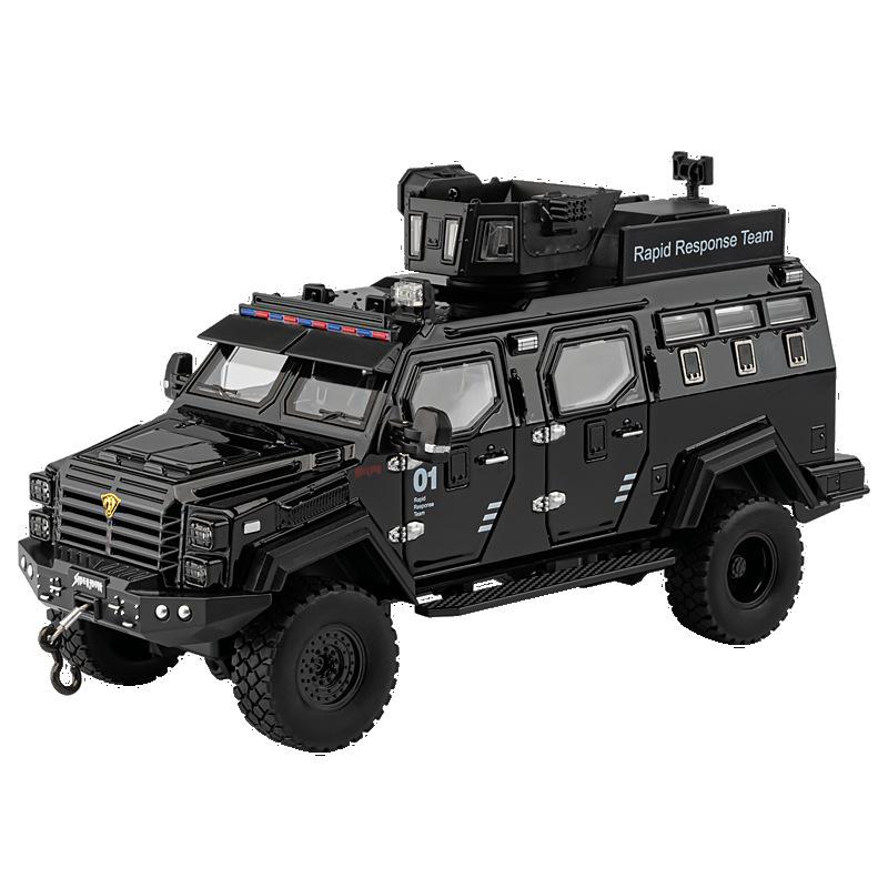 1/24 Scale Sword Toothed Tiger Explosion Proof Car Model Police Armored Off Road Vehicles Alloy Diecast Simulated Collectibles Present чёрный
1/24 Scale Sword Toothed Tiger Explosion Proof Car Model Police Armored Off Road Vehicles Alloy Diecast Simulated Collectibles Present чёрный