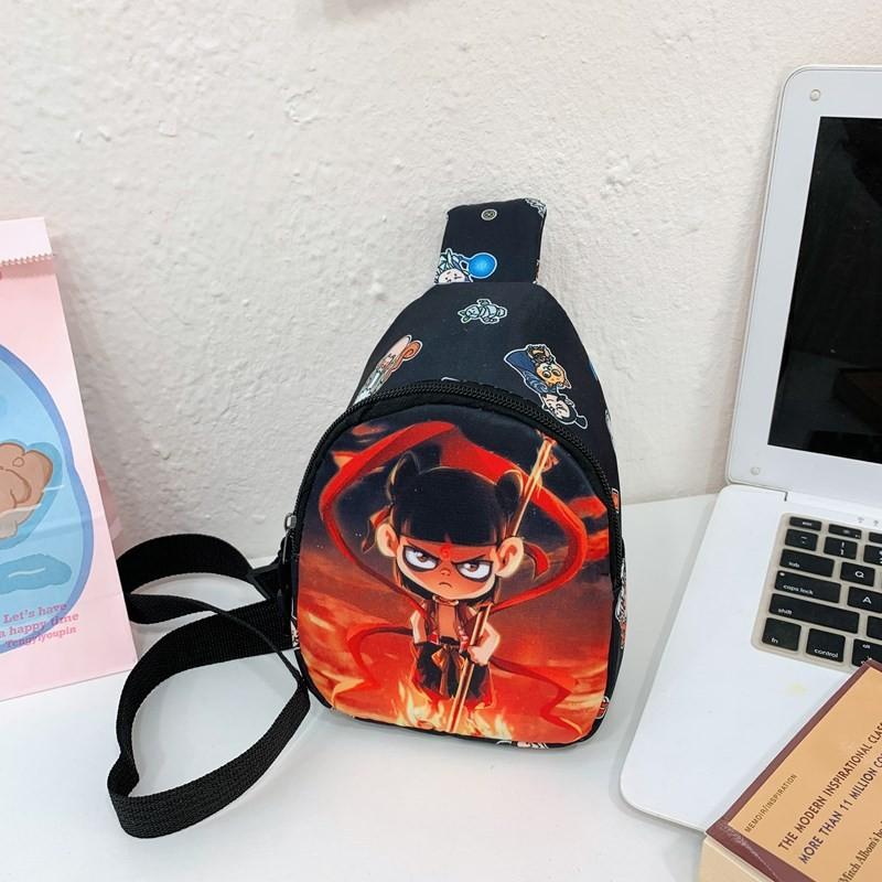 Ne Zha Cartoon Kids Chest Bag With Polyester Print For Daily Use Black C
Ne Zha Cartoon Kids Chest Bag With Polyester Print For Daily Use Black C