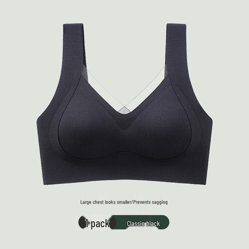 Women s Seamless Sports Bra: Anti-Sagging, Chest-Gathering, No Steel Ring, Side Support for Autumn/Winter. M чорний
Women s Seamless Sports Bra: Anti-Sagging, Chest-Gathering, No Steel Ring, Side Support for Autumn/Winter. M чорний