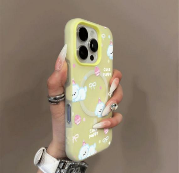 Magnetic Creative Puppy Jelly Case for 17 Pro Max/15 Pro Cartoon Style, Suitable for Birthday Gifts iPhone 17
Magnetic Creative Puppy Jelly Case for 17 Pro Max/15 Pro Cartoon Style, Suitable for Birthday Gifts iPhone 17