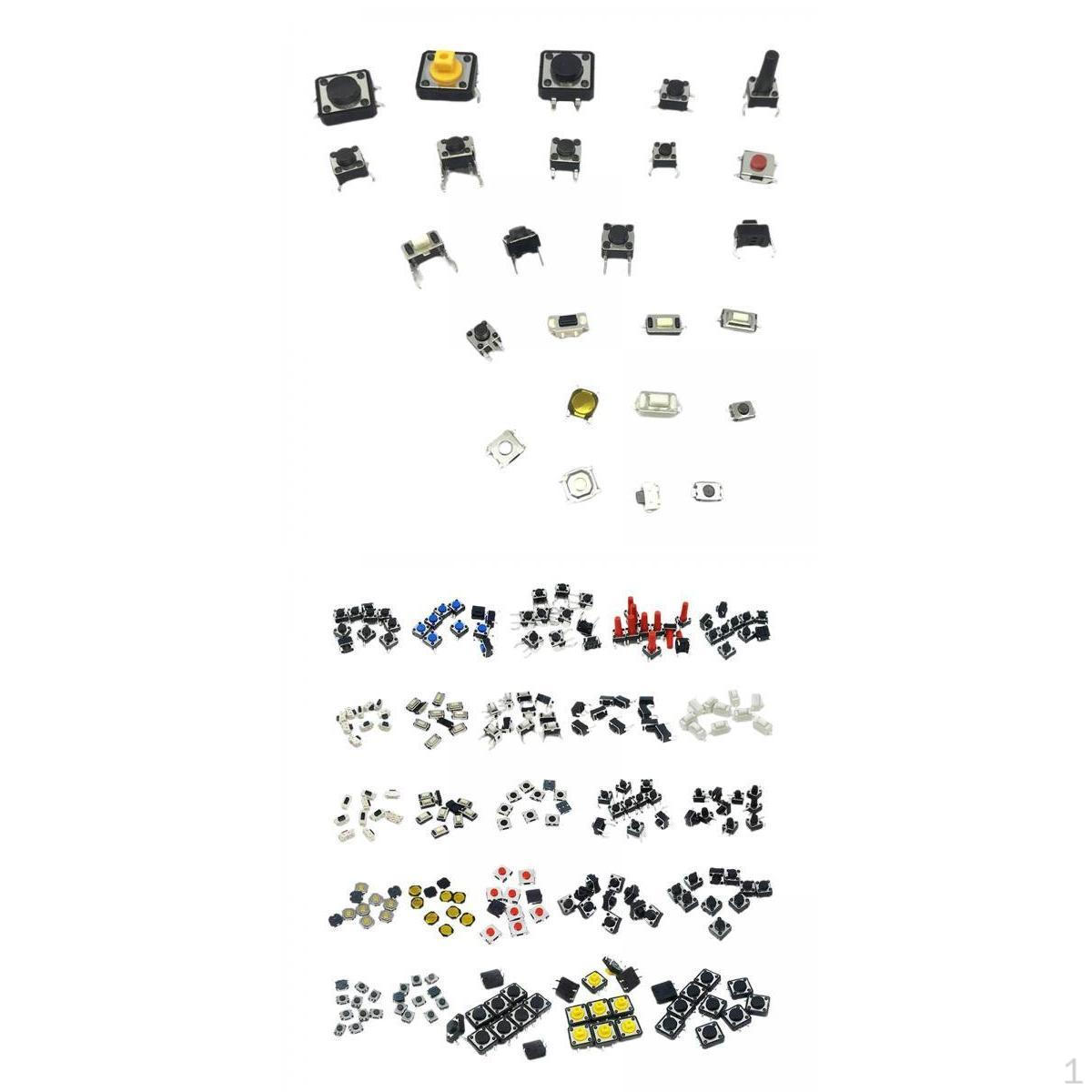 25 Values Tactile Push Button Micro Switch 375PCS
25 Values Tactile Push Button Micro Switch 375PCS