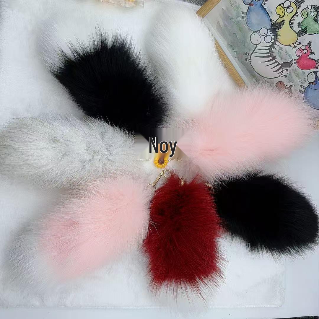 Genuine Fox Fur Tail Pendant Keychain and Bag Charm Approximately 20 cm Length
Genuine Fox Fur Tail Pendant Keychain and Bag Charm Approximately 20 cm Length