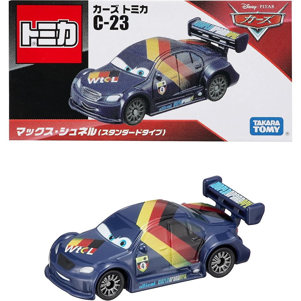Takara Tomy Disney Cars Tomica C-23 Max Schnell Standard Type Toy Car for Ages 3 and Up Boxed ST Mark Certified
Takara Tomy Disney Cars Tomica C-23 Max Schnell Standard Type Toy Car for Ages 3 and Up Boxed ST Mark Certified