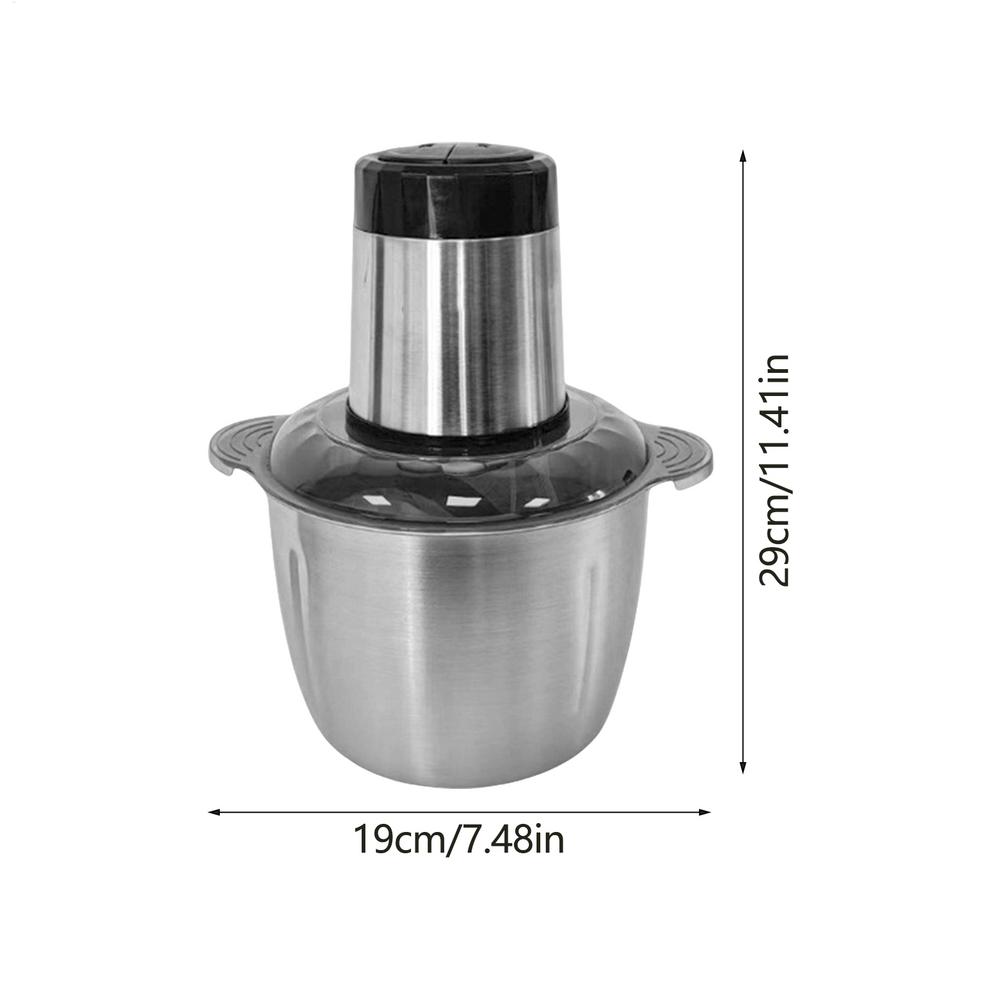 Кухонный комбайн Электрическая мясорубка 2 л Нержавеющая сталь Измельчитель для овощей Кухонный резак Многофункциональная резка Измельчение серый
Кухонный комбайн Электрическая мясорубка 2 л Нержавеющая сталь Измельчитель для овощей Кухонный резак Многофункциональная резка Измельчение серый