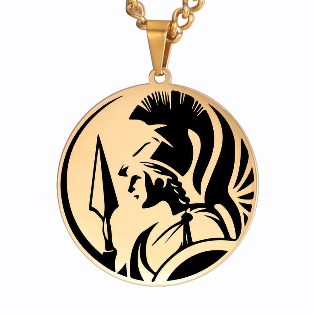 LIKGREAT GREEK MYTHOLOGY PENDANT NECKLACE Gold Color Stainless Steel Pendants Jewelry Vintage Chain Choker Gifts for Men Women
LIKGREAT GREEK MYTHOLOGY PENDANT NECKLACE Gold Color Stainless Steel Pendants Jewelry Vintage Chain Choker Gifts for Men Women