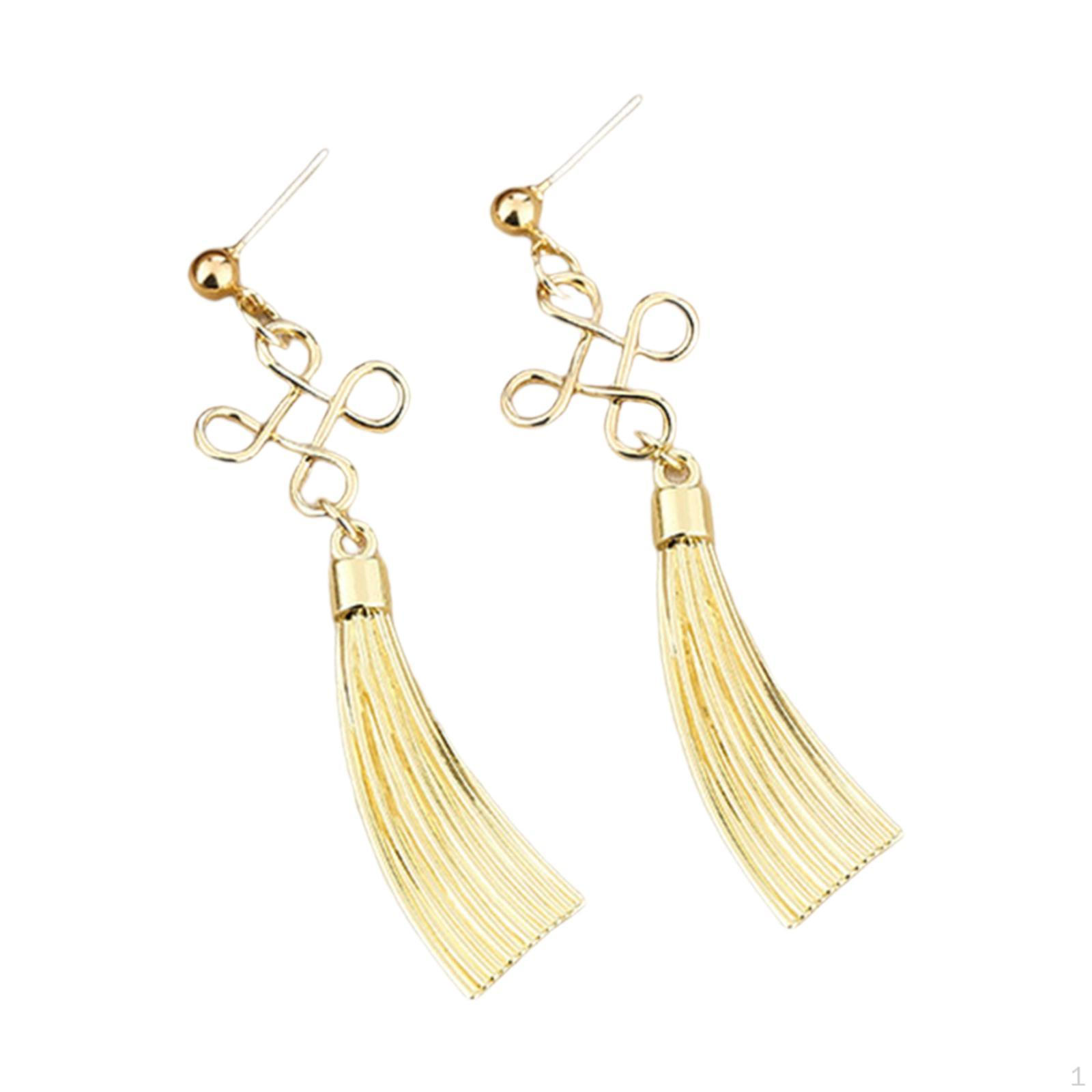 Китайские серьги-узлы Ювелирные изделия Год для свиданий Покупки Праздники золотой
Китайские серьги-узлы Ювелирные изделия Год для свиданий Покупки Праздники золотой