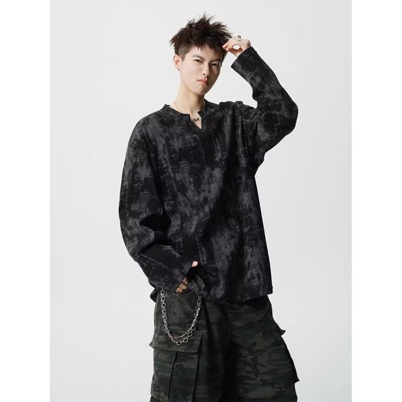Niche Trend V-Neck Sweater Long-Sleeved Men S American Retro Lazy Casual Top Tie-Dye Design Corduroy Base 3XL чорний
Niche Trend V-Neck Sweater Long-Sleeved Men S American Retro Lazy Casual Top Tie-Dye Design Corduroy Base 3XL чорний
