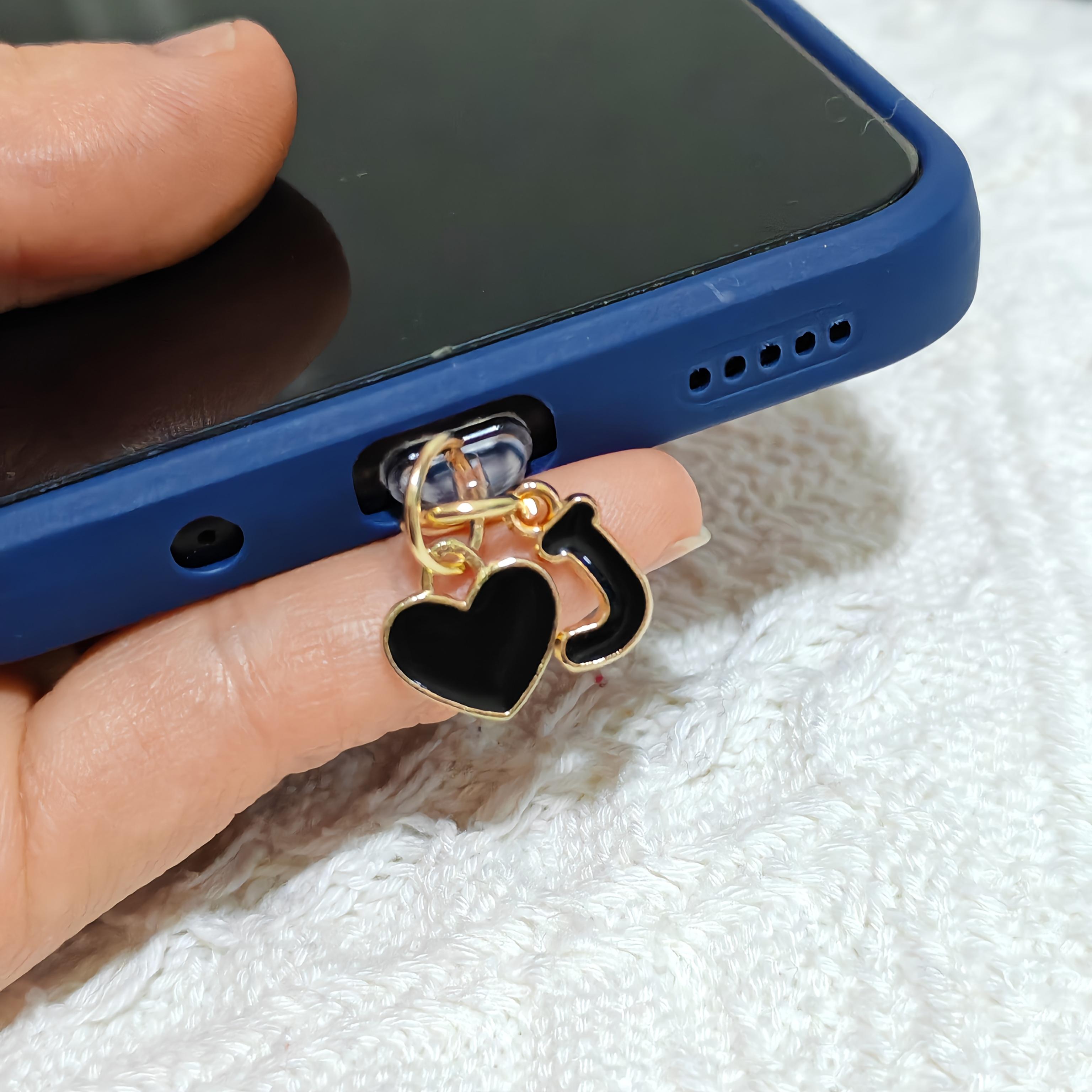 Персоналізована пилозахисна заглушка для телефону у формі серця з алфавітом кохання - Кілька варіантів алфавіту, Захист інтерфейсу, Декоративна підвіска For Type-C
Персоналізована пилозахисна заглушка для телефону у формі серця з алфавітом кохання - Кілька варіантів алфавіту, Захист інтерфейсу, Декоративна підвіска For Type-C