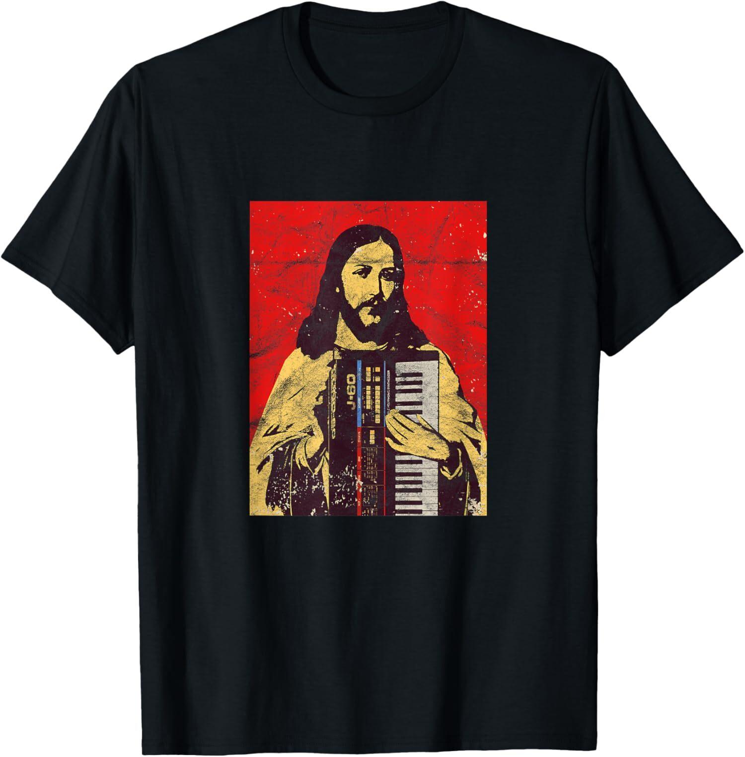 New Limited Vintage Synthesizer Jesus Analog Synth Nerd Analog Studio T-Shirt Mens Womens Tees Top Tops Tee S
New Limited Vintage Synthesizer Jesus Analog Synth Nerd Analog Studio T-Shirt Mens Womens Tees Top Tops Tee S