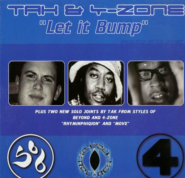 12inch Record TAK & 4-ZONE - Let It Bump SPY1001 Spy Tech Record 2000 US Rap & Hip-Hop/R&B Used
12inch Record TAK & 4-ZONE - Let It Bump SPY1001 Spy Tech Record 2000 US Rap & Hip-Hop/R&B Used