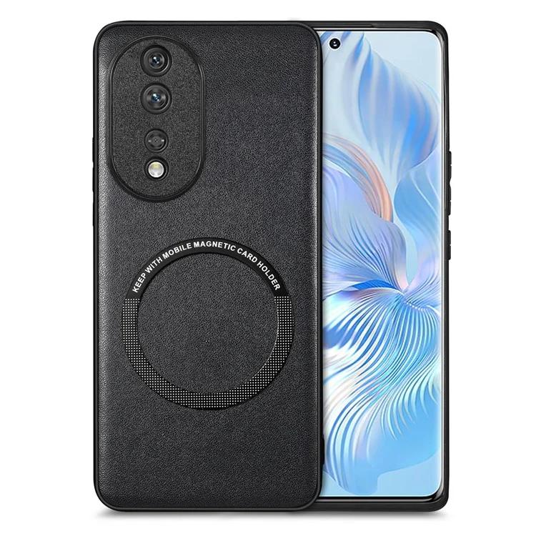 Чехол для телефона из ПК и ТПУ с кожаным покрытием, совместимый с MagSafe для Honor 80 5G, чехол для телефона с защитой от падения
Чехол для телефона из ПК и ТПУ с кожаным покрытием, совместимый с MagSafe для Honor 80 5G, чехол для телефона с защитой от падения