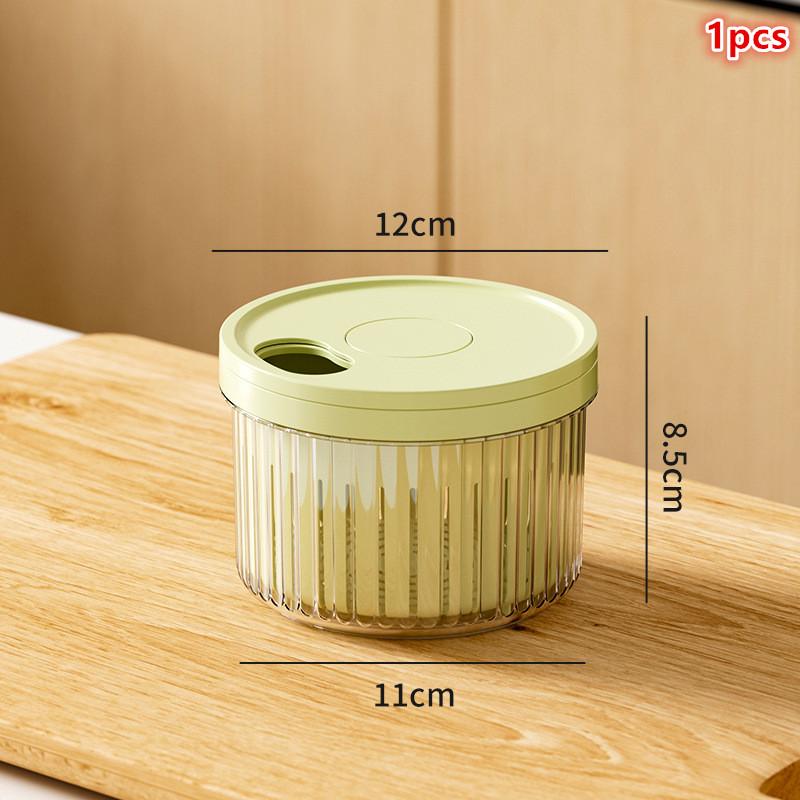 Sealed Fresh-Keeping Box Kitchen Refrigerator Storage Box Plastic Food Drain Storage Round Onion Ginger Garlic Storage Box 3
Sealed Fresh-Keeping Box Kitchen Refrigerator Storage Box Plastic Food Drain Storage Round Onion Ginger Garlic Storage Box 3