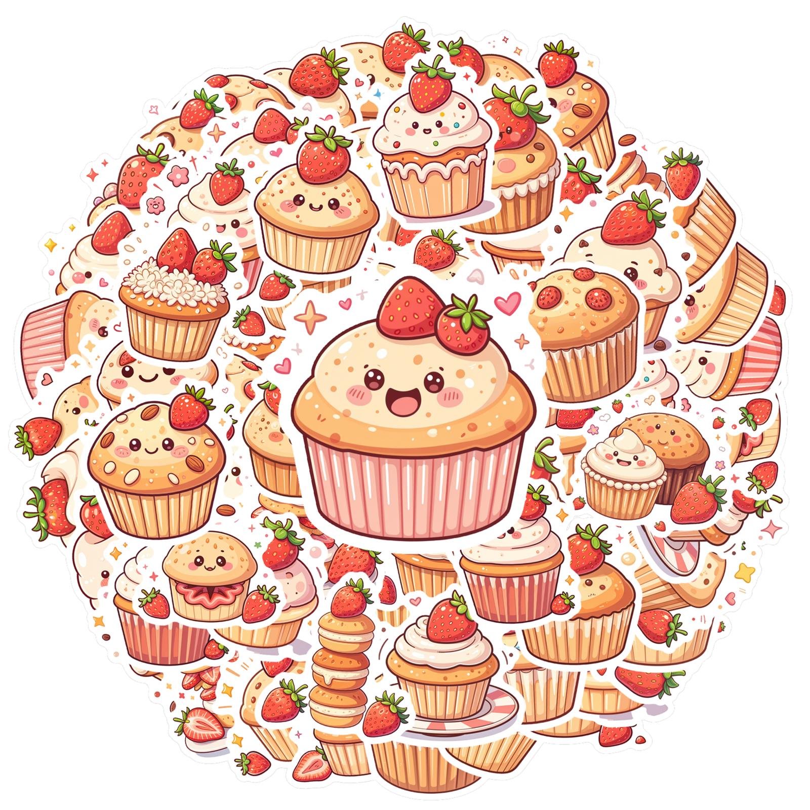 35-100pcs Strawberry Cupcake Stickers Kawaii Cute Decals Laptop Diary Phone Luggage Sticker Decor School Supplies
35-100pcs Strawberry Cupcake Stickers Kawaii Cute Decals Laptop Diary Phone Luggage Sticker Decor School Supplies