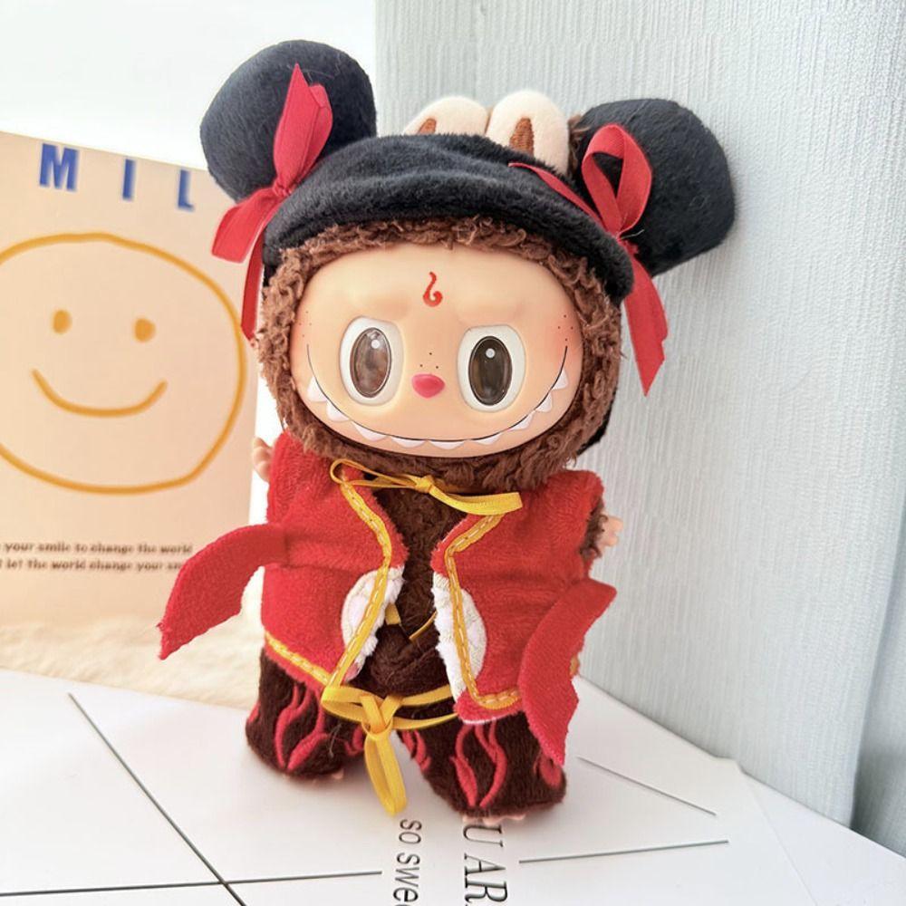 Chinese Style Sitting Labubu Time Cloth 17cm Plush Dolls Clothes Cotton Doll Accessories Style 3
Chinese Style Sitting Labubu Time Cloth 17cm Plush Dolls Clothes Cotton Doll Accessories Style 3