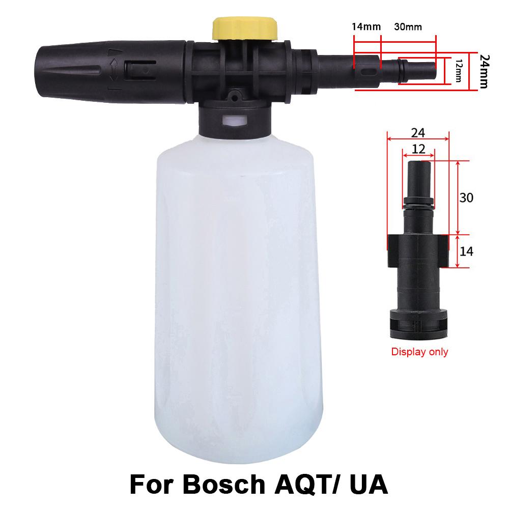 750ML Snow Foam Lance For KARCHER/ BOSCH AQT/ LAVOR Car Pressure Washers Soap Foam Generator With Adjustable Sprayer Nozzle
750ML Snow Foam Lance For KARCHER/ BOSCH AQT/ LAVOR Car Pressure Washers Soap Foam Generator With Adjustable Sprayer Nozzle