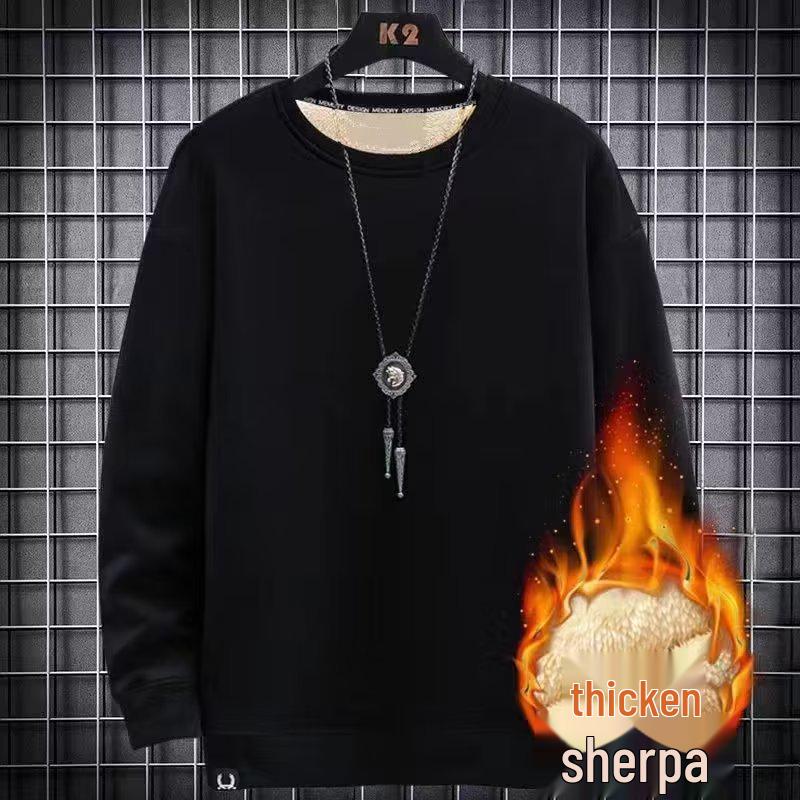 Новая мужская толстая зимняя толстовка из овчины с круглым вырезом, без капюшона и больших размеров M
Новая мужская толстая зимняя толстовка из овчины с круглым вырезом, без капюшона и больших размеров M