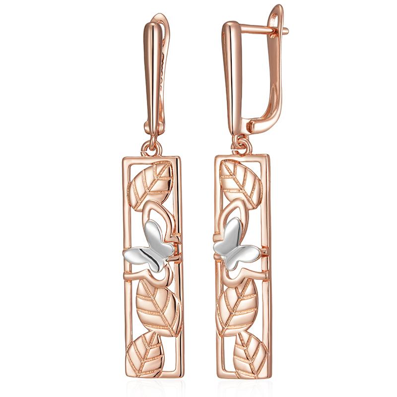 Квадратные длинные висячие серьги Kinel для женщин, ювелирные изделия серебряного цвета на каждый день