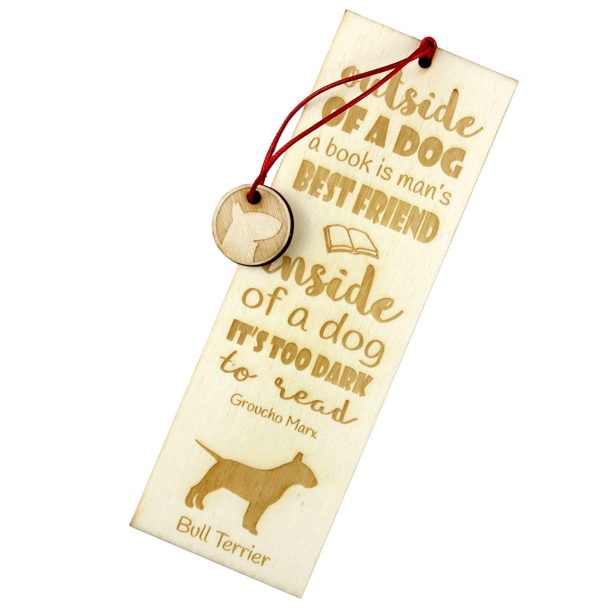 Bull Terrier, Bully - dog bookmark, personalized bookmark, gift for bookworm from Art-Dog brand
Bull Terrier, Bully - dog bookmark, personalized bookmark, gift for bookworm from Art-Dog brand