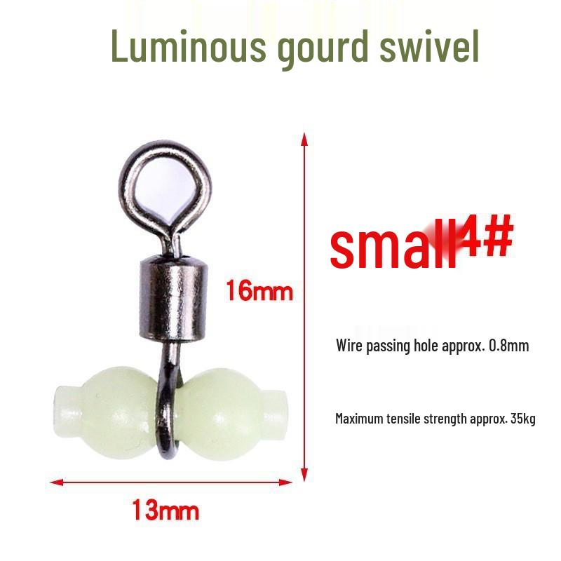 Luminous Gourd Swivel Splitter Rigs for Sea Fishing
Luminous Gourd Swivel Splitter Rigs for Sea Fishing