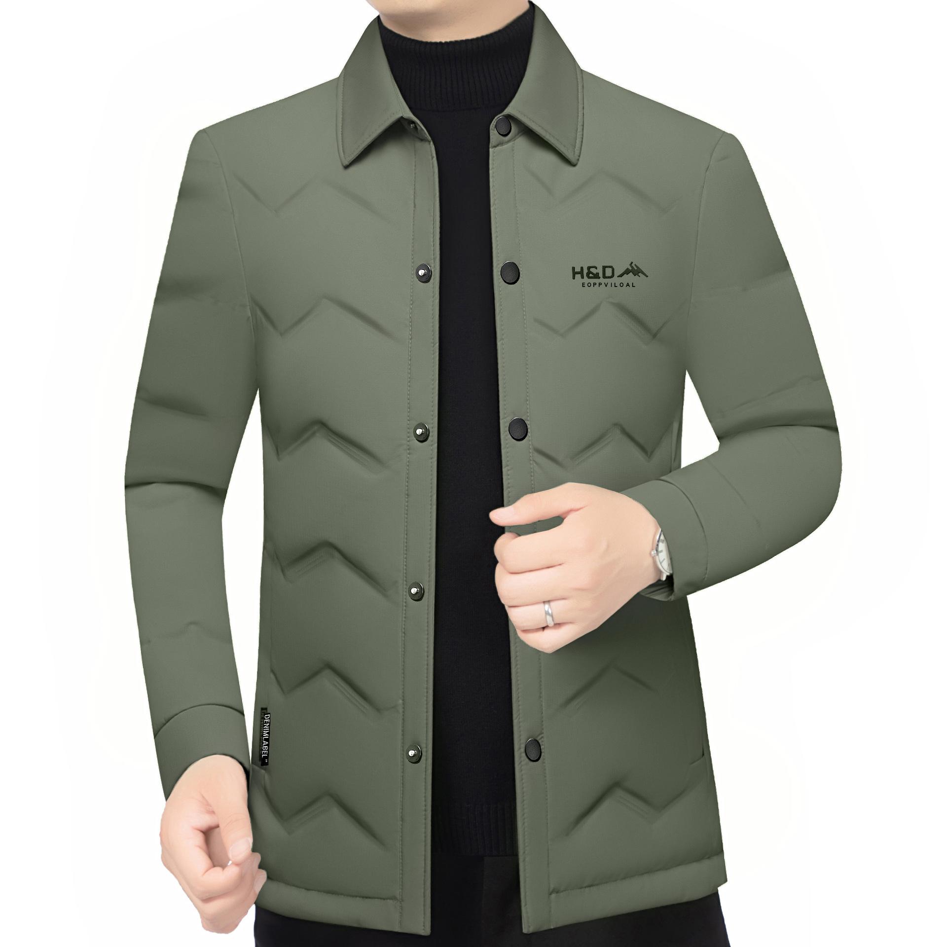 2025 Men s Winter Lightweight White Duck Down Lapel Jacket – Business Casual and Versatile 190/3XL (175-190 jin) зелений
2025 Men s Winter Lightweight White Duck Down Lapel Jacket – Business Casual and Versatile 190/3XL (175-190 jin) зелений