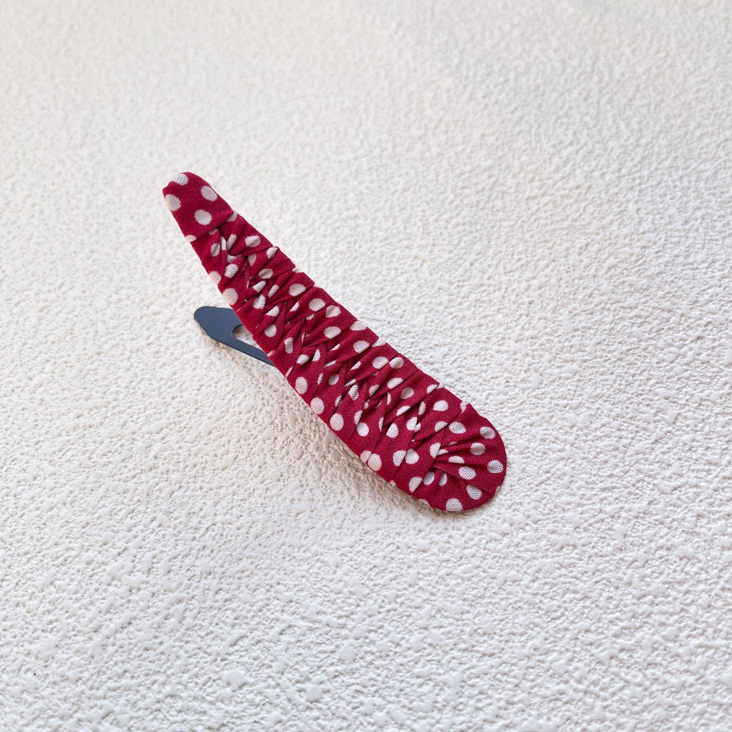Colorful Teardrop Polka Dot Fabric Bobby Pin Hair Clip for Stray Hair and Bangs
Colorful Teardrop Polka Dot Fabric Bobby Pin Hair Clip for Stray Hair and Bangs