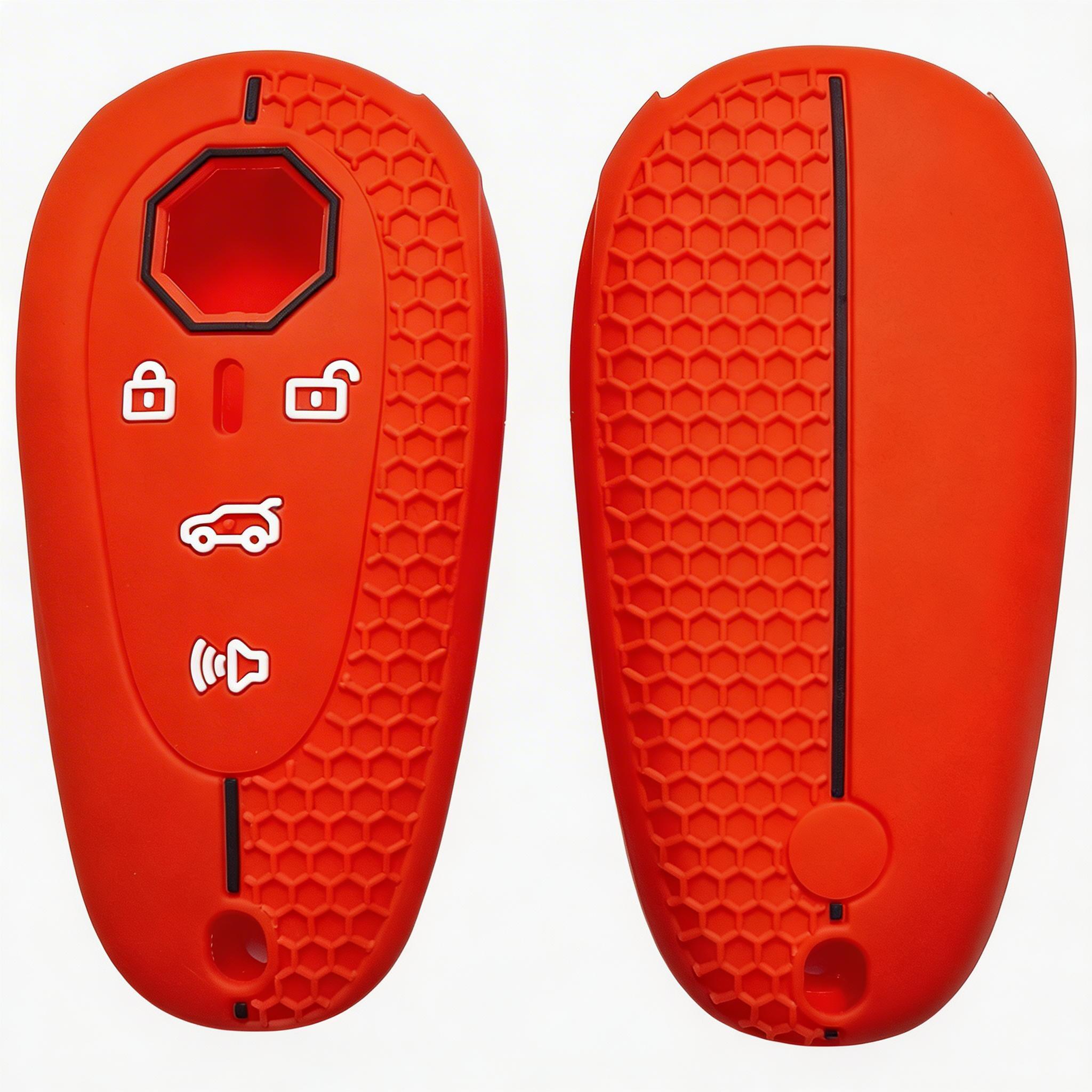 Silicone Car Key Case Protector Holder Bag for MG Cyberster 4 Buttons Keyless Entry Soft Rubber Remote Cover Shell Accessories красный
Silicone Car Key Case Protector Holder Bag for MG Cyberster 4 Buttons Keyless Entry Soft Rubber Remote Cover Shell Accessories красный