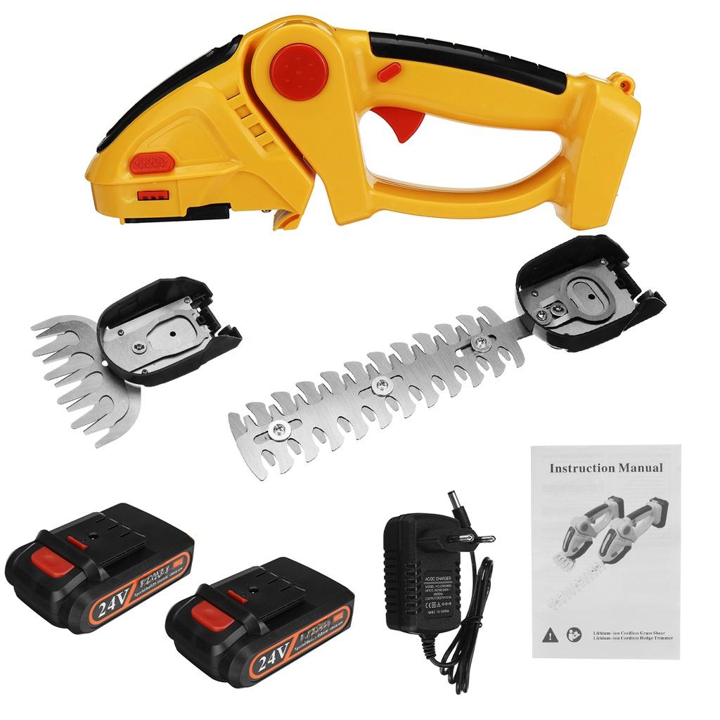 24В 2 в 1 Аккумуляторный электрический триммер для травы и живой изгороди Газонокосилка Аккумулятор Перезаряжаемый Кусторез Мотор Сад Портативные Электроинструменты 2*Batteries
24В 2 в 1 Аккумуляторный электрический триммер для травы и живой изгороди Газонокосилка Аккумулятор Перезаряжаемый Кусторез Мотор Сад Портативные Электроинструменты 2*Batteries