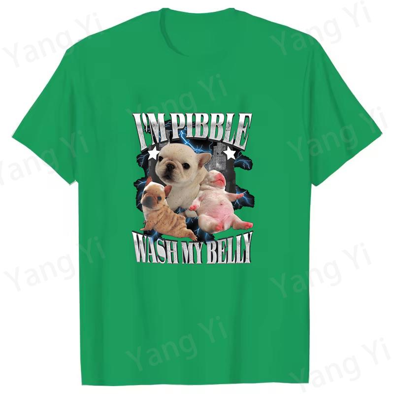 Fashion Spoof Cute Bulldog Print Tshirt Im Pibble Wash My Belly Letter Unisex Loose Short Sleeve Oversized Loose Unisex Women Tee 4XL
Fashion Spoof Cute Bulldog Print Tshirt Im Pibble Wash My Belly Letter Unisex Loose Short Sleeve Oversized Loose Unisex Women Tee 4XL