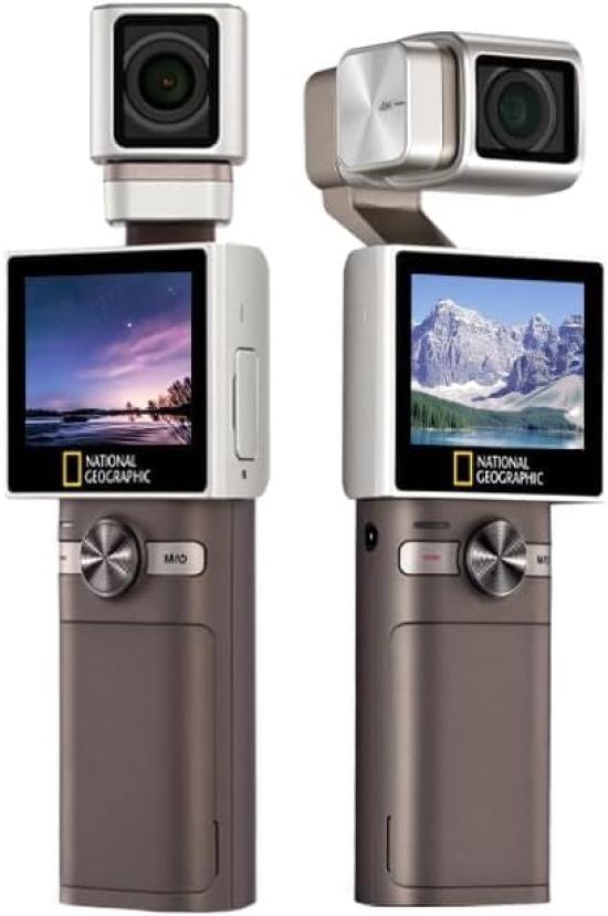 NATIONAL GEOGRAPHIC Handheld 3-Axis Video Gimbal Stabilizer 4K Camera Blog Influencer 60FPS 133.9° Wide Angle 2 LCD Touch Screen Live Stream
NATIONAL GEOGRAPHIC Handheld 3-Axis Video Gimbal Stabilizer 4K Camera Blog Influencer 60FPS 133.9° Wide Angle 2 LCD Touch Screen Live Stream