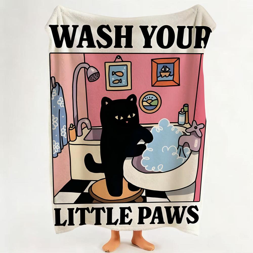 Daily W Wash Y Your P Paws Throw Flannel Throw Blanket Suitable for Sofa Living Room Bedroom 75cmx90cm
Daily W Wash Y Your P Paws Throw Flannel Throw Blanket Suitable for Sofa Living Room Bedroom 75cmx90cm