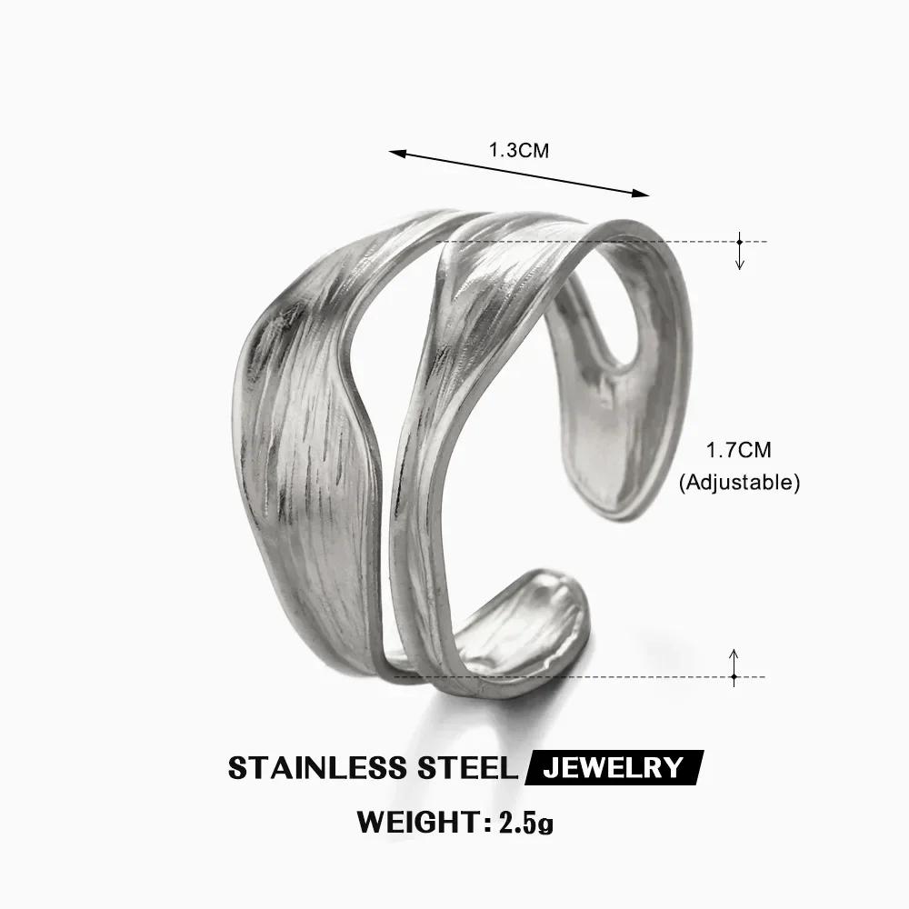 Popular Irregular Gold Plated Stainless Steel Rings for Women Fashion French Style Vintage Jewelry Accessories Wholesale
Popular Irregular Gold Plated Stainless Steel Rings for Women Fashion French Style Vintage Jewelry Accessories Wholesale