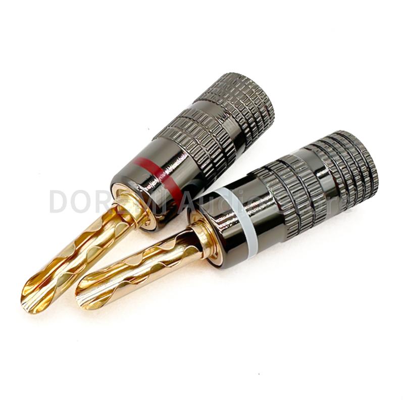 10Pcs Banana Connector 4mm Speaker Wire Plugs with Screw Lock Gold Plated Banana Jack Amplifier Connector Audio Cable Adapter 10pcs
10Pcs Banana Connector 4mm Speaker Wire Plugs with Screw Lock Gold Plated Banana Jack Amplifier Connector Audio Cable Adapter 10pcs