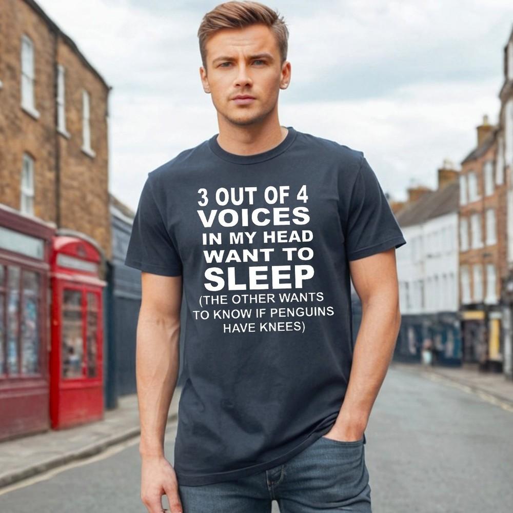 3 Out Of 4 Voices | Men#039;s Funny Present Novelty | TShirt Gift Idea Tee Top Unisex T-Shirt XXXXL
3 Out Of 4 Voices | Men#039;s Funny Present Novelty | TShirt Gift Idea Tee Top Unisex T-Shirt XXXXL