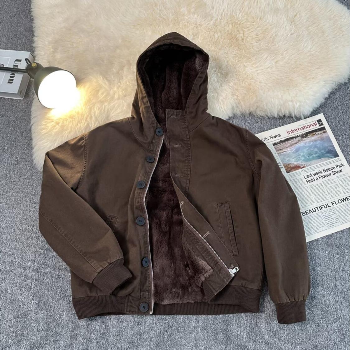 Men s Versatile Washed Cotton Jacket: Trendy Japanese Harajuku Style M коричневий
Men s Versatile Washed Cotton Jacket: Trendy Japanese Harajuku Style M коричневий