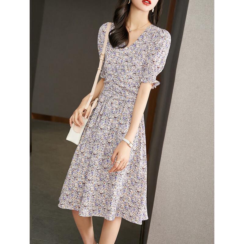 Srcr Women s V-Neck Chiffon Floral Puff-Sleeve Dress 2XL
Srcr Women s V-Neck Chiffon Floral Puff-Sleeve Dress 2XL