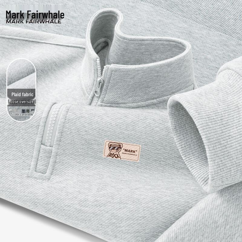 Mark Fairwhale Men s Half-Zip Stand-Collar Sweatshirt 3XL
Mark Fairwhale Men s Half-Zip Stand-Collar Sweatshirt 3XL