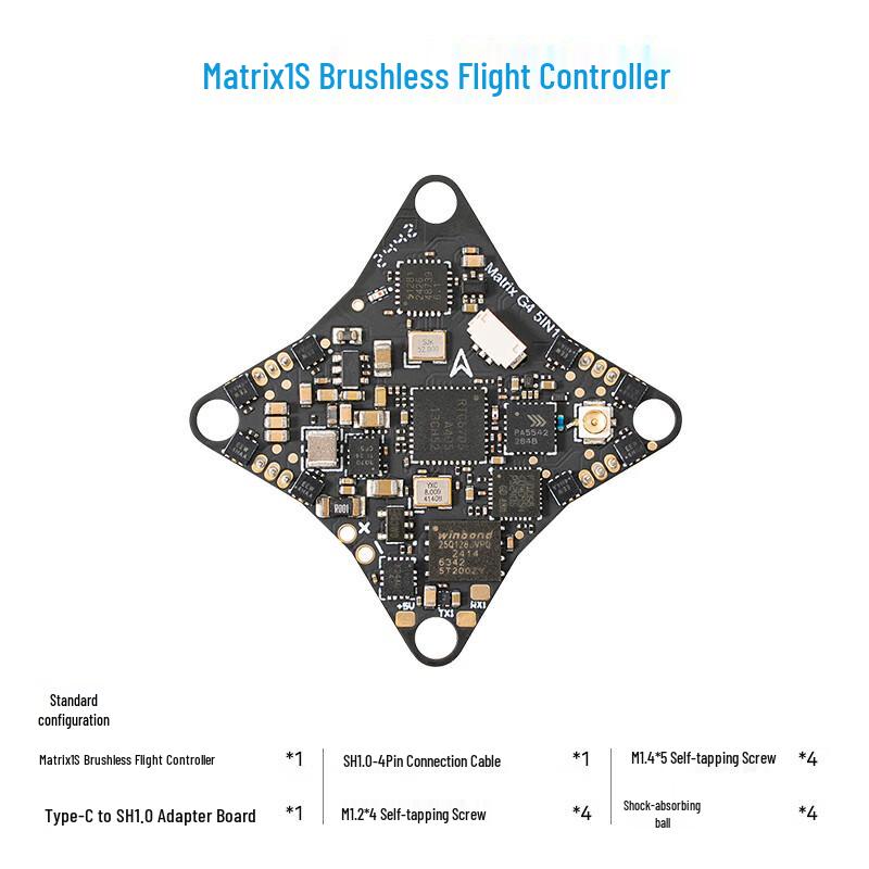 Pandengweil Matrix 1S AIO Flight Controller
Pandengweil Matrix 1S AIO Flight Controller