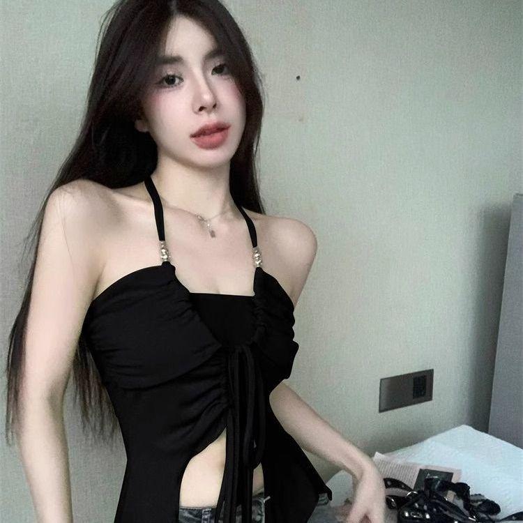 Spicy Girl Irregular Halter Bandeau Top - 2024 Summer Slimming Chic Camisole One Size (up to 60kg)
Spicy Girl Irregular Halter Bandeau Top - 2024 Summer Slimming Chic Camisole One Size (up to 60kg)