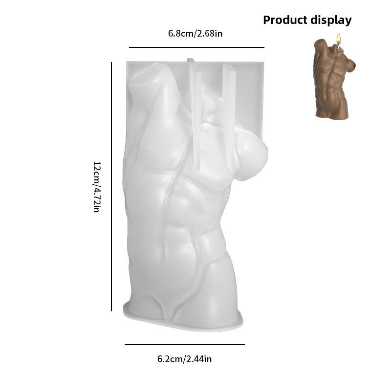 DIY Human Silicone Mold Creative Half Portrait Aromatherapy Gypsum Body Candle Pouring Mold Gift Home Decoration Ornament
DIY Human Silicone Mold Creative Half Portrait Aromatherapy Gypsum Body Candle Pouring Mold Gift Home Decoration Ornament