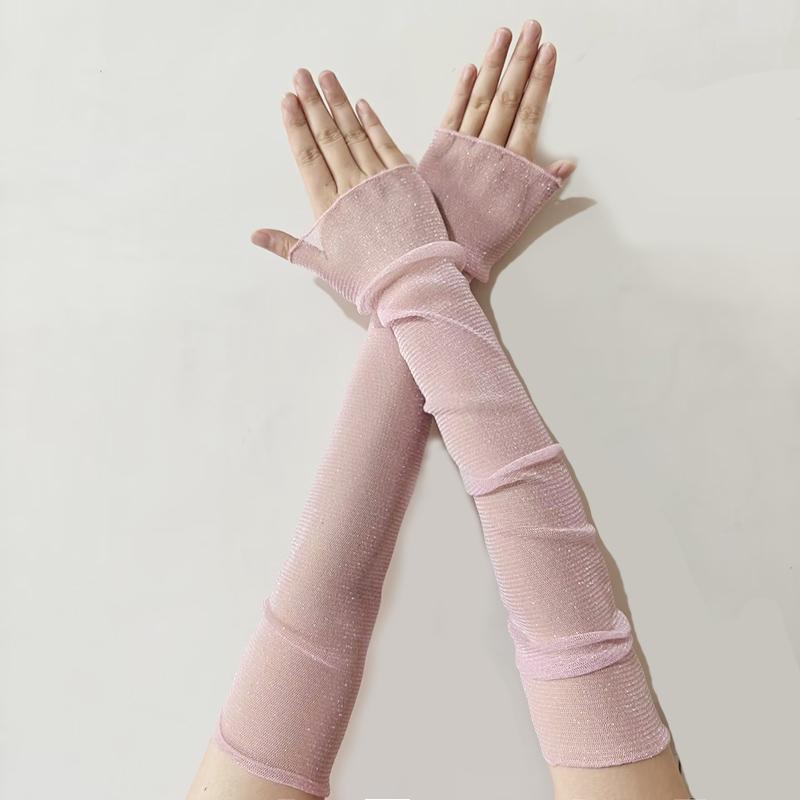 Summer Women 50Cm Thin Long Fingerless Arm Warmers Sunscreen Uv Breathable Mittens Fashion Sun Protection Arm Sleeves Gloves One Size
Summer Women 50Cm Thin Long Fingerless Arm Warmers Sunscreen Uv Breathable Mittens Fashion Sun Protection Arm Sleeves Gloves One Size