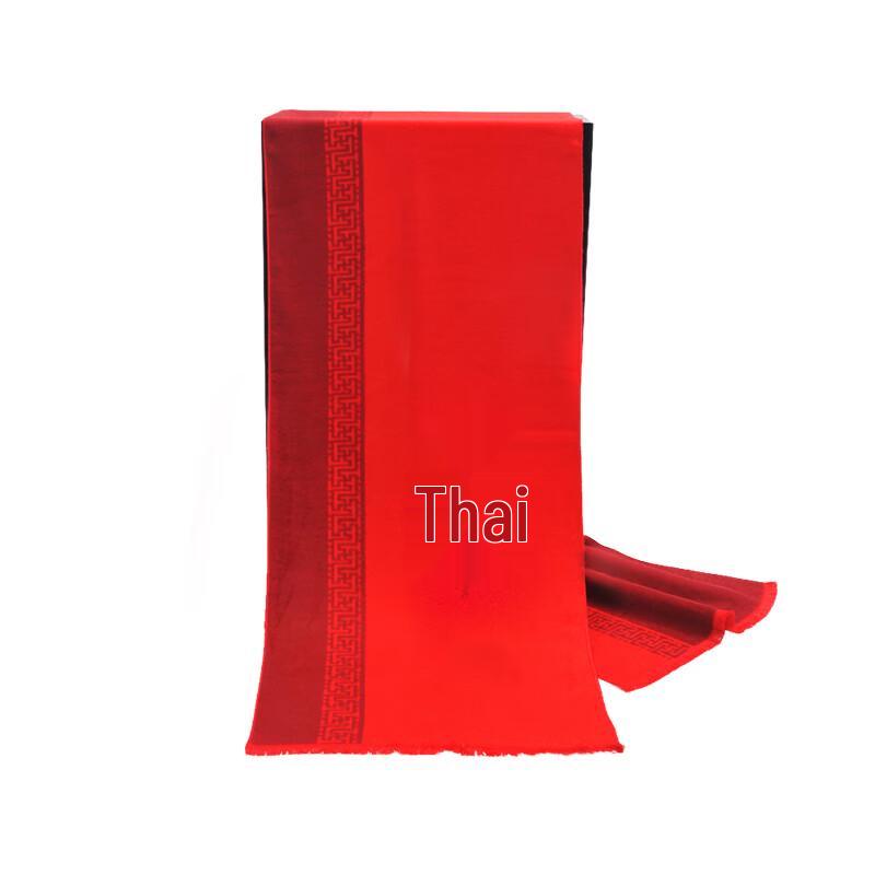 ELSYALN Китайский красный благоприятный акриловый шарф 30x180cm
ELSYALN Китайский красный благоприятный акриловый шарф 30x180cm