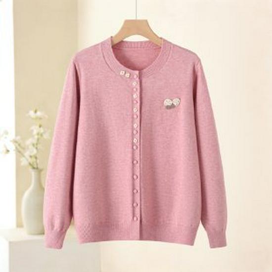 Spring 2026 Long-Sleeved Knitted Sweater for Middle-Aged & Elderly Women - Stylish Loose-Fit Mom Top 3XL рожевий
Spring 2026 Long-Sleeved Knitted Sweater for Middle-Aged & Elderly Women - Stylish Loose-Fit Mom Top 3XL рожевий