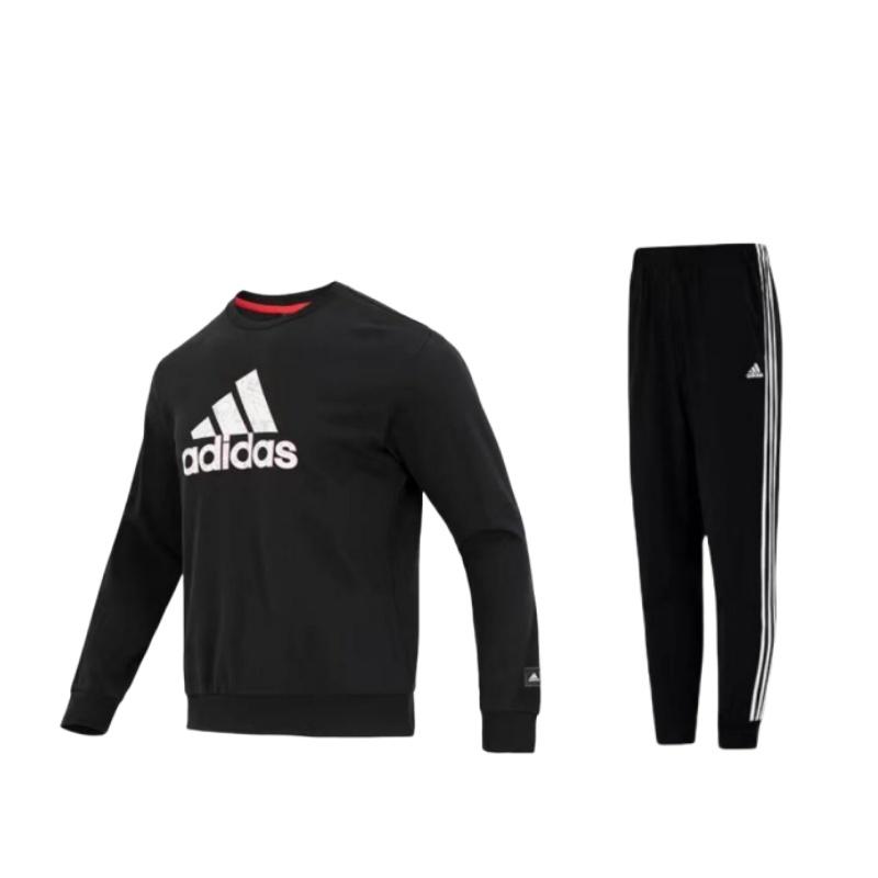 Adidas Solid Color Minimalist Letter Logo Print Sports Casual Pullover American Vintage Top Striped Cuffed Sweatpants Hoodie Set H46105+HZ3023 S
Adidas Solid Color Minimalist Letter Logo Print Sports Casual Pullover American Vintage Top Striped Cuffed Sweatpants Hoodie Set H46105+HZ3023 S