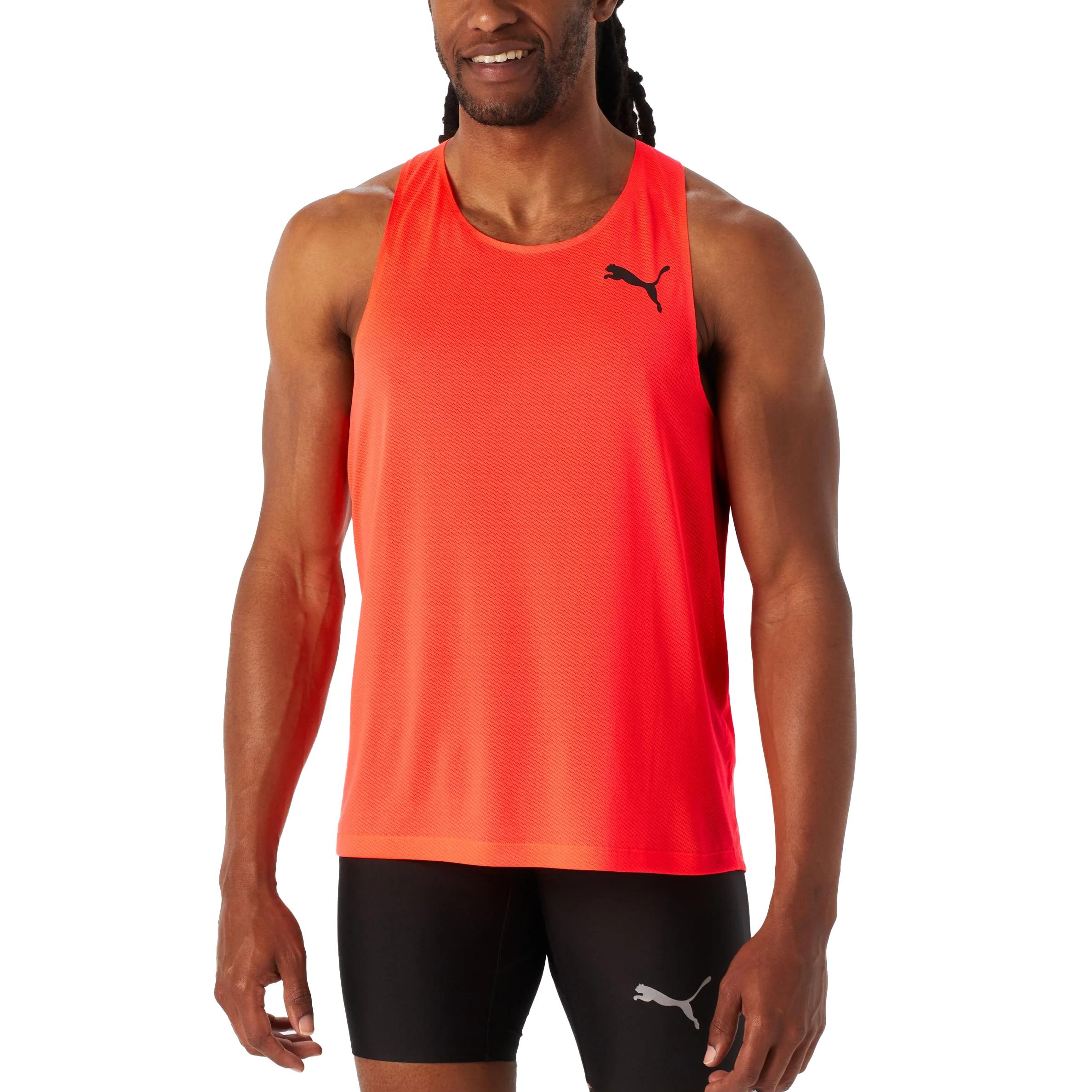 Puma Ultraspun Raceday Sports Comfortable Lightweight Sweat-Wicking Breathable Loose Tank Top Men Tops Bright-Red 528212-23 M
Puma Ultraspun Raceday Sports Comfortable Lightweight Sweat-Wicking Breathable Loose Tank Top Men Tops Bright-Red 528212-23 M