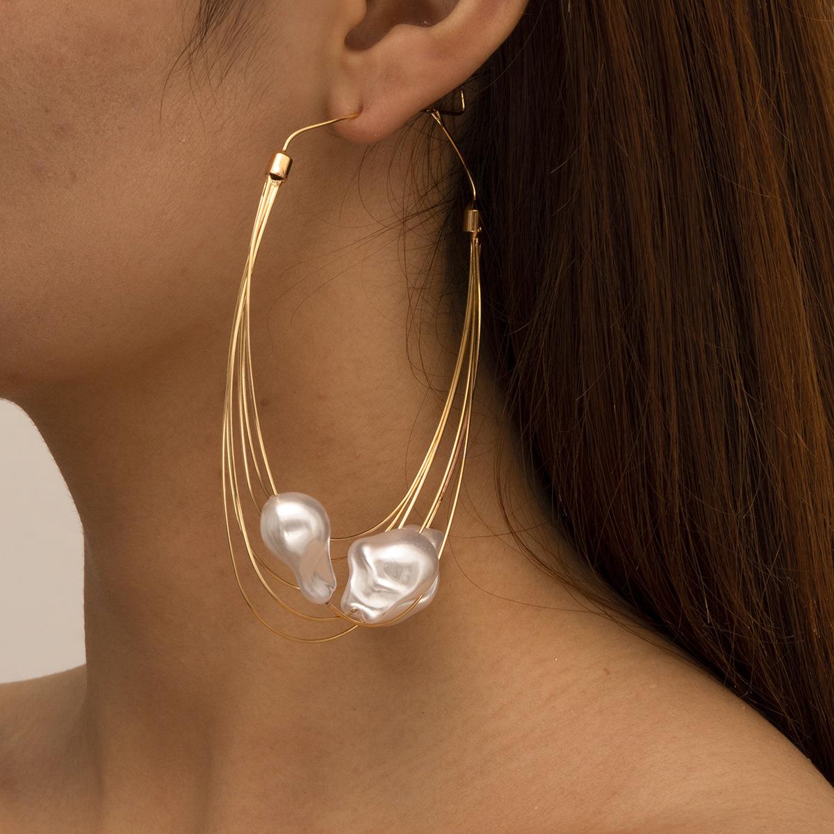 JMXD-jewelry, Геометрические украшения для ушей в стиле барокко ручной работы, многослойные серьги с бахромой из искусственного жемчуга по индивидуальному заказу для женщин
JMXD-jewelry, Геометрические украшения для ушей в стиле барокко ручной работы, многослойные серьги с бахромой из искусственного жемчуга по индивидуальному заказу для женщин