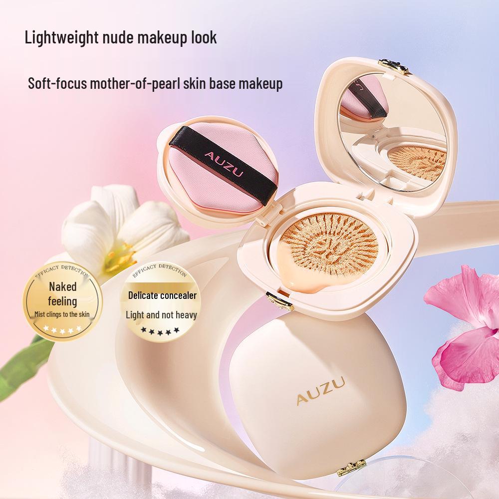 AUZU Soft Mist Cushion Foundation: Long-Lasting, Lightweight, Nude Makeup with Soft Focus Finish; Adheres Well and Resists Fading. 15g
AUZU Soft Mist Cushion Foundation: Long-Lasting, Lightweight, Nude Makeup with Soft Focus Finish; Adheres Well and Resists Fading. 15g